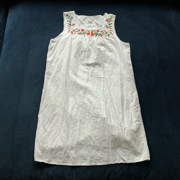 J Crew Floral Embroidered Shift‎ Dress - Picture 2 of 5